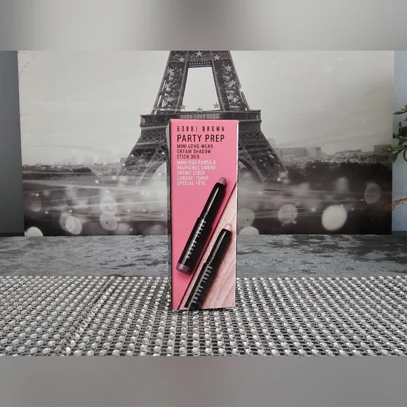 Bobbi Brown Party Prep Mini Long-Wear Cream Shadow Stick Duo-NIB - Picture 3 of 9